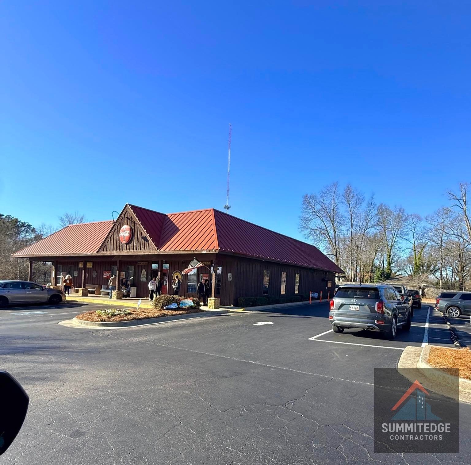 Commercial building exterior - SummitEdge build-out project