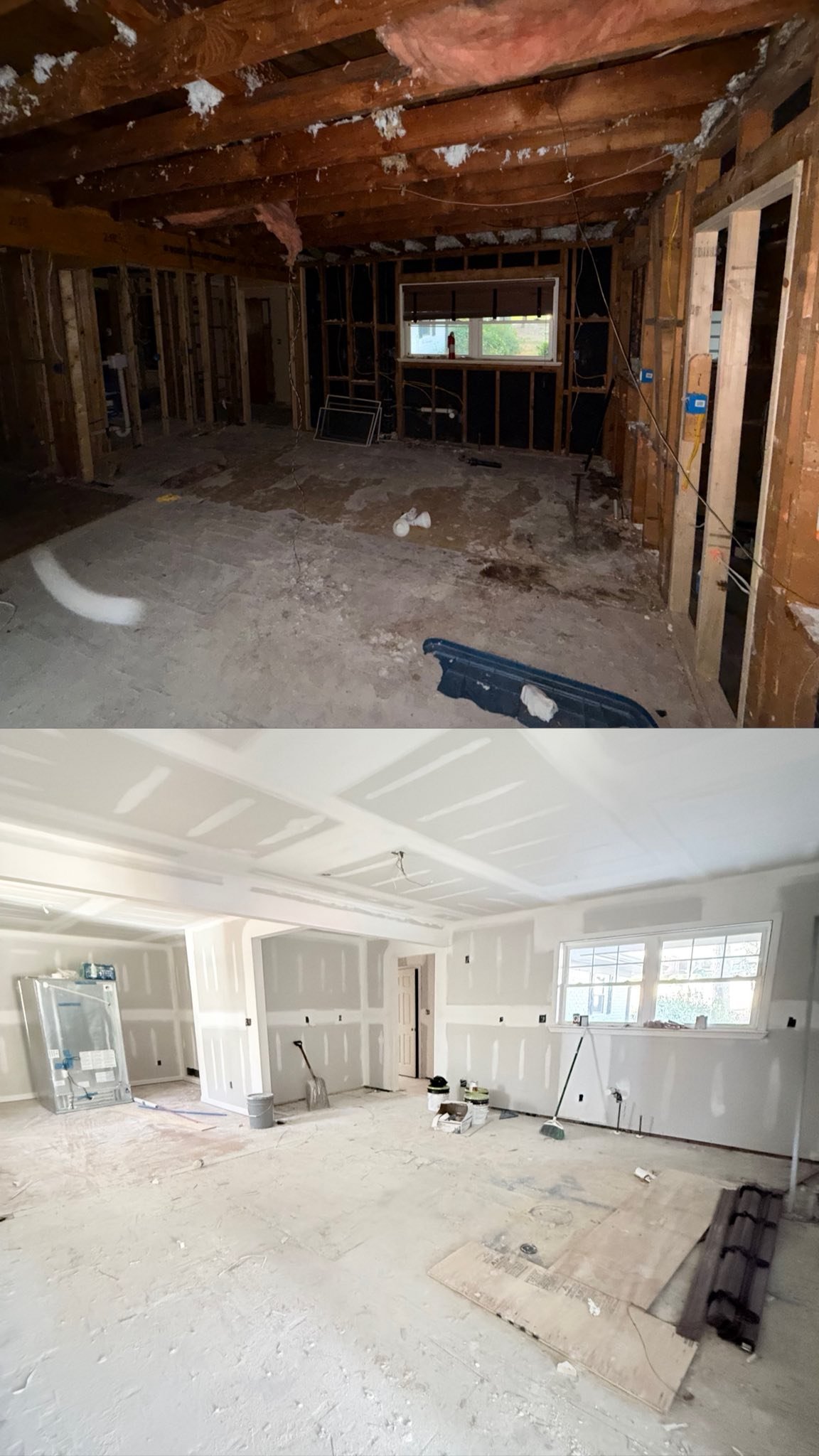 Interior gut to drywall commercial project
