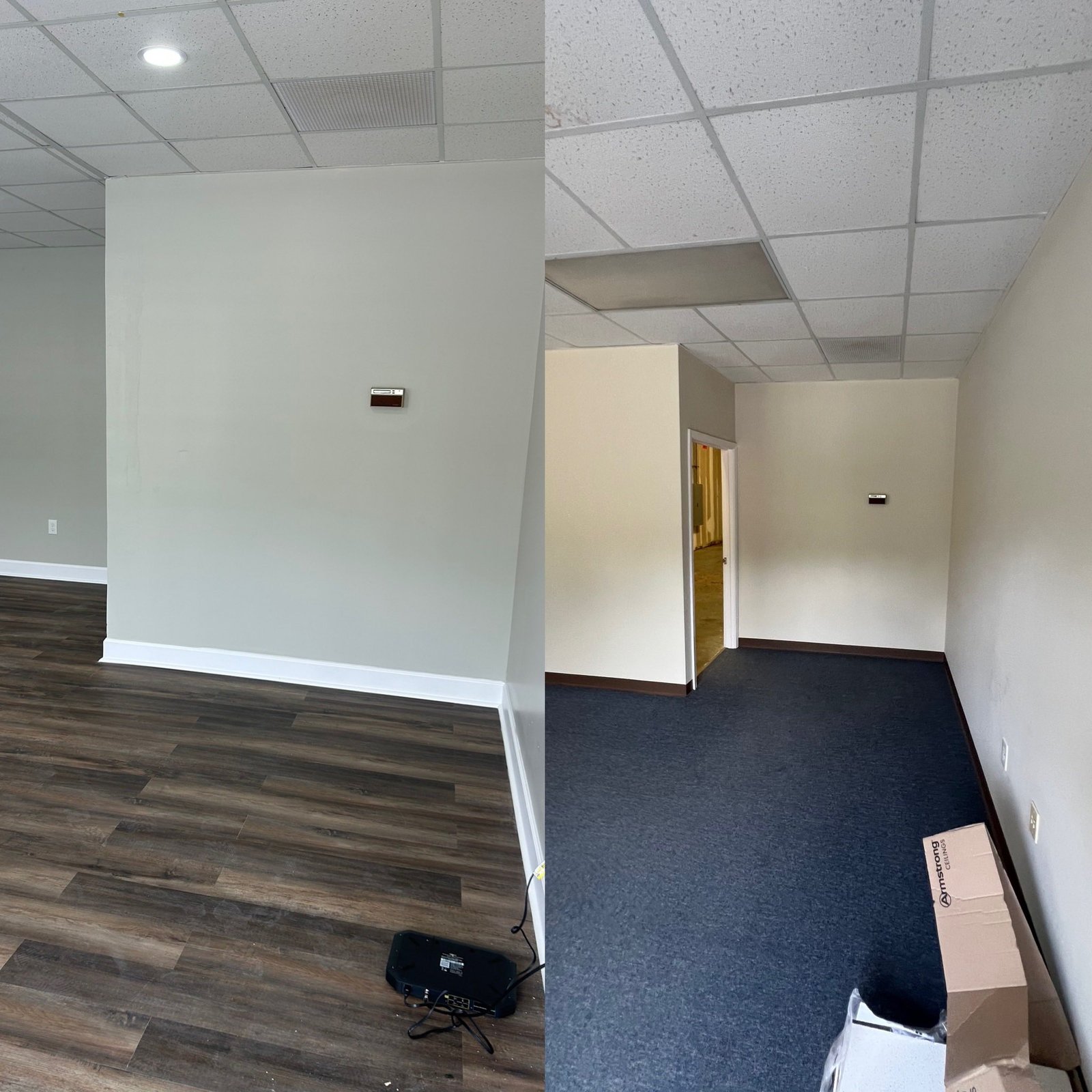 Office hallway renovation
